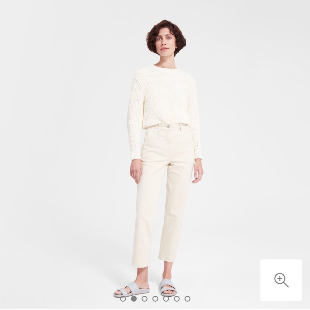 Everlane straight leg crop pants